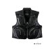 画像1: ≪'25年3月新商品！≫ がまかつ ハーフメッシュベスト GM-2331 M・ブラック Lサイズ [3月発売予定/ご予約受付中] (1)