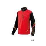 ≪'25年4月新商品！≫ がまかつ UDジップシャツ GM-3778 レッド 3Lサイズ [4月発売予定/ご予約受付中]