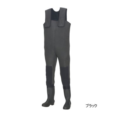 画像1: ≪'25年2月新商品！≫ 阪神素地 CR胴付長 CF-410 ブラック 27.0cm
