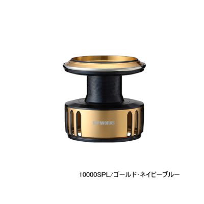 画像1: ≪'25年5月新商品！≫ ダイワ SLPW 25 ソルティガ スプール 10000SPL ゴールド/ネイビー [5月発売予定/ご予約受付中] 【返品不可】 【小型商品】