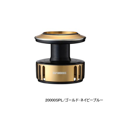 画像1: ≪'25年5月新商品！≫ ダイワ SLPW 25 ソルティガ スプール 20000SPL ゴールド/ネイビー [5月発売予定/ご予約受付中] 【返品不可】 【小型商品】