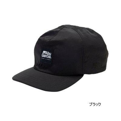 画像1: ≪'25年3月新商品！≫ アブガルシア ナイロン 5パネル フレックスブリムキャップ ブラック フリーサイズ 【返品不可】