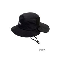 ≪'25年3月新商品！≫ アブガルシア ダブルブリムハット 2 ブラック フリーサイズ 【返品不可】