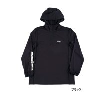 ≪'25年4月新商品！≫ アブガルシア バグオフ アイスドライUVフーディー ブラック Mサイズ [4月発売予定/ご予約受付中] 【返品不可】