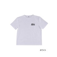 ≪'25年4月新商品！≫ アブガルシア シャドウロゴ グラフィックTシャツ ホワイト Mサイズ [4月発売予定/ご予約受付中] 【返品不可】