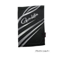 ≪'25年3月新商品！≫ がまかつ 2WAY プリントネックガード GM-3746 ブラック×シルバー M-Lサイズ