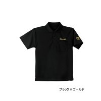 ≪'25年3月新商品！≫ がまかつ ポロシャツ GM-3783 ブラック×ゴールド Mサイズ