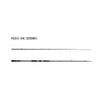 ≪'25年5月新商品！≫ アブガルシア 黒船 イサキ KISC-64/265MH 〔仕舞寸法 135.5cm〕 【保証書付き】 【返品不可】