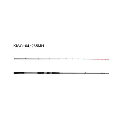 画像1: ≪'25年5月新商品！≫ アブガルシア 黒船 イサキ KISC-64/265MH 〔仕舞寸法 135.5cm〕 【保証書付き】 【返品不可】