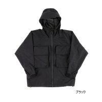 ≪'25年5月新商品！≫ アブガルシア 3レイヤー ウォータープルーフ エクスプローラーシェルジャケット ブラック Mサイズ 【返品不可】