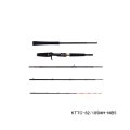 ≪'25年7月新商品！≫ アブガルシア 黒船 モバイル KTTC-82/185MH-MB5 〔仕舞寸法 44.5cm〕 【保証書付き】 【返品不可】
