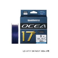 ≪'25年4月新商品！≫ シマノ オシア 17+ PE LD-A71Y 300m 8号 SW ネイビー