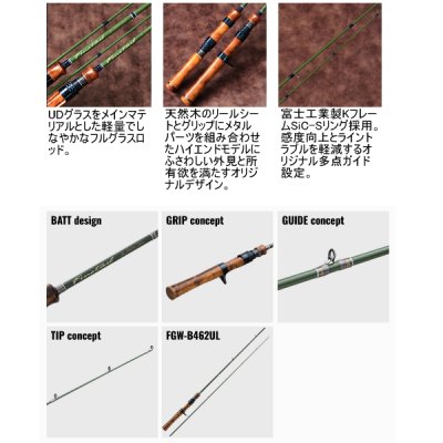 画像3: ≪'25年4月新商品！≫ メジャークラフト ファインテール ワークスチューン FGW-B532UL＋ 〔仕舞寸法 82.5cm〕 【保証書付き】