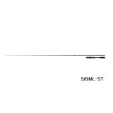 ≪'24年12月新商品！≫ ダイワ ブラックレーベル S69ML-ST 〔仕舞寸法 178cm〕 【保証書付き】【大型商品1/代引不可】