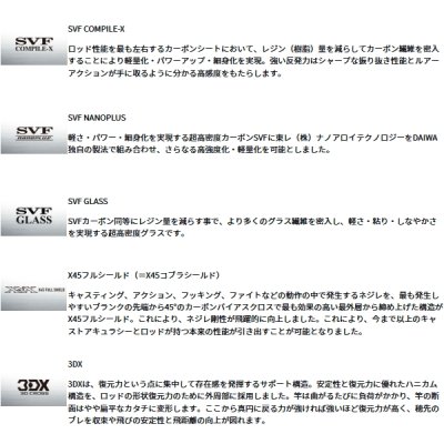 画像3: ≪'24年12月新商品！≫ ダイワ スティーズ ファイヤーウルフ SC C69M+-2・ST 〔仕舞寸法 107cm〕 【保証書付き】