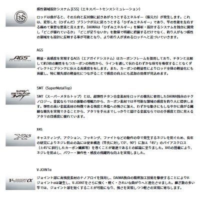 画像2: ≪'24年12月新商品！≫ ダイワ 極鋭 マルイカ EX RS 〔仕舞寸法 83cm〕 【保証書付き】