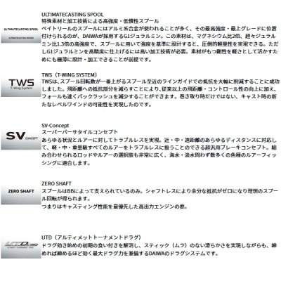 画像4: ≪'25年2月新商品！≫ ダイワ スティーズ リミテッド CT SV TW 70XH(右) 【小型商品】