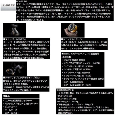 画像5: ≪'25年4月新商品！≫ ダイワ '25 ソルティガ 8000-P 【小型商品】