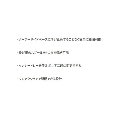 画像2: シマノ マルチサイドボックス NA-G02V ホワイト