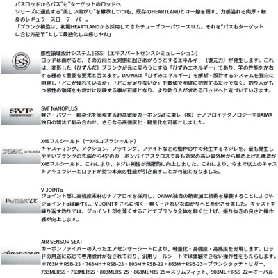 画像2: ≪'25年1月新商品！≫ ダイワ ハートランド リベラリスト 803MLRS-25 〔仕舞寸法 104cm〕 【保証書付き】