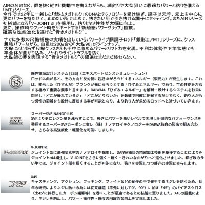 画像2: ≪'25年2月新商品！≫ ダイワ 銀影エア MT 大鮎 90・W 〔仕舞寸法 143cm〕 【保証書付き】【大型商品1/代引不可】
