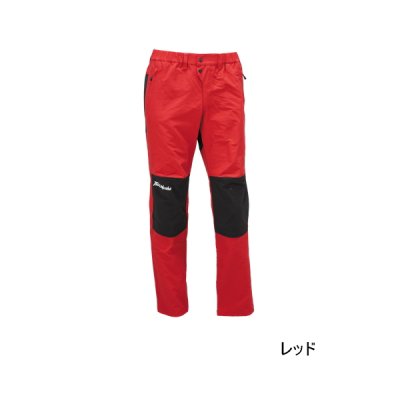 画像1: 釣武者 コーデュラ ネオハイブリットパンツ レッド LLサイズ