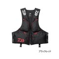 ≪'24年12月新商品！≫ ダイワ ライトフローティングベスト DF-6324 ブラックレッド フリーサイズ