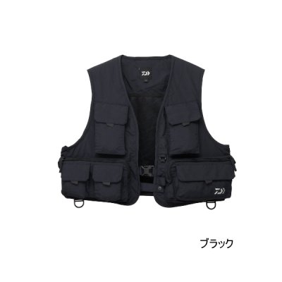 画像1: ≪'25年1月新商品！≫ ダイワ フィッシングベスト DV-3425 ブラック Lサイズ