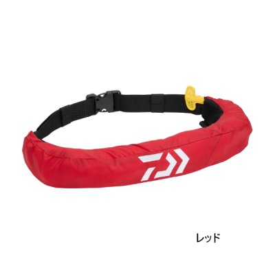 画像1: ≪'24年9月新商品！≫ ダイワ インフレータブルライフジャケット(ウエストタイプ自動・手動膨張式) DF-2724 レッド フリーサイズ