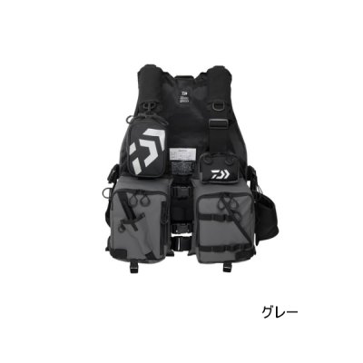 画像1: ≪'24年11月新商品！≫ ダイワ フロートゲームベスト DF-6224 グレー フリーサイズ