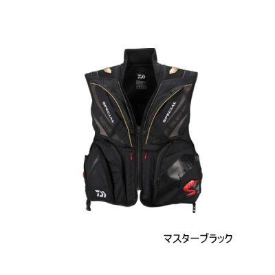画像1: ≪'25年3月新商品！≫ ダイワ スペシャル バリアテック(R) フロートショートベスト DV-1124F マスターブラック Lサイズ
