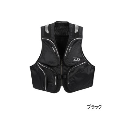 画像1: ≪'25年3月新商品！≫ ダイワ ショートフィッシングベスト DV-3025 ブラック Sサイズ
