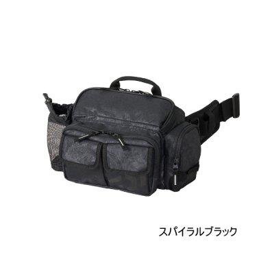 画像1: ダイワ ヒップバッグLT(D) スパイラルブラック