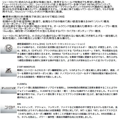 画像2: ≪'25年2月新商品！≫ ダイワ 銀影競技 ショートリミテッド MT H87M 〔仕舞寸法 143cm〕 【保証書付き】【大型商品1/代引不可】