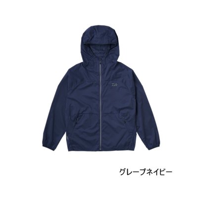 画像1: ≪'25年4月新商品！≫ ダイワ パーテックス(R) ポケッタブルフーディージャケット DJ-5025 グレープネイビー Lサイズ