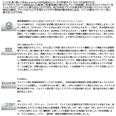 画像2: ≪'25年3月新商品！≫ ダイワ モアザン ワイズメン 110M/MHB 〔仕舞寸法 172cm〕 【保証書付き】【大型商品1/代引不可】