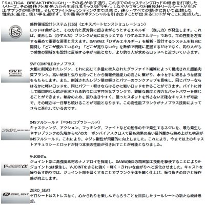 画像2: ≪'25年3月新商品！≫ ダイワ ソルティガ ブレイクスルー C88-6/8 〔仕舞寸法 198cm〕 【保証書付き】【大型商品2/代引不可】