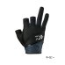 画像1: ≪'25年4月新商品！≫ ダイワ フェイクレザーグローブ 3本カット DG-2225 ネイビー Mサイズ (1)