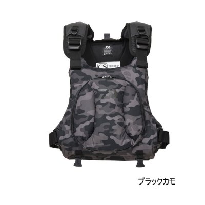 画像1: ≪'25年4月新商品！≫ ダイワ PDゲームベスト DF-6624 ブラックカモ フリーサイズ