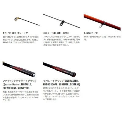 画像3: 【送料サービス】 ≪'25年9月新商品！≫ シマノ '25 ファイアブラッド グレ デクストラル 1.3-500 〔仕舞寸法 108.8cm〕 【保証書付き】 [9月発売予定/ご予約受付中]