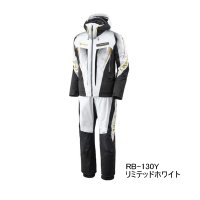 ≪'25年9月新商品！≫ シマノ リミテッド プロ ゴアテックス ダウンシステムスーツ RB-130Y リミテッドホワイト Mサイズ [9月発売予定/ご予約受付中]
