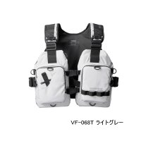 ≪'25年9月新商品！≫ シマノ ゲームベストライト VF-068T ライトグレー フリーサイズ [9月発売予定/ご予約受付中]