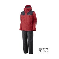 ≪'25年9月新商品！≫ シマノ ベーシックハイロフト レインスーツ 01 RB-077Y ワインレッド WMサイズ [9月発売予定/ご予約受付中]