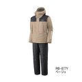 ≪'25年9月新商品！≫ シマノ ベーシックハイロフト レインスーツ 01 RB-077Y ベージュ WMサイズ [9月発売予定/ご予約受付中]