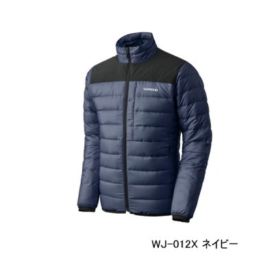 画像1: ≪'25年9月新商品！≫ シマノ テックダウン ジャケット WJ-012X ネイビー WMサイズ [9月発売予定/ご予約受付中]