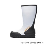 ≪'25年9月新商品！≫ シマノ リミテッド プロ ジオロックブーツ カットラバーピンフェルト FB-120W リミテッドホワイト Sサイズ [9月発売予定/ご予約受付中]