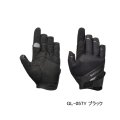 ≪'25年10月新商品！≫ シマノ 05 タイタニューム・アルファ キャスティンググローブ GL-057Y ブラック Sサイズ [10月発売予定/ご予約受付中]