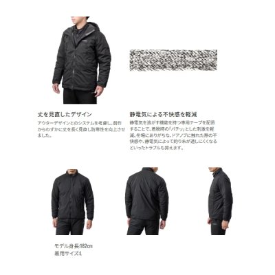 画像3: ≪'25年9月新商品！≫ シマノ アクティブインサレーション ジャケット WJ-055Y ブラック Mサイズ [9月発売予定/ご予約受付中]