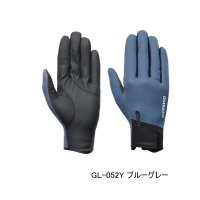 ≪'25年10月新商品！≫ シマノ 03 タイタニューム・アルファ グローブ 指出し GL-052Y ブルーグレー Mサイズ [10月発売予定/ご予約受付中]