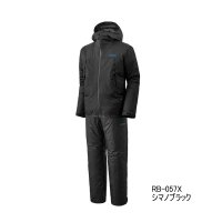 ≪'25年9月新商品！≫ シマノ ベーシックインサレーション レインスーツ 01 RB-057X シマノブラック WMサイズ [9月発売予定/ご予約受付中]